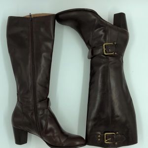 ‼️CCO‼️SALE‼️✨HP✨CORSO COMO Knee-High Brown Leather Boots from Anthropologie
